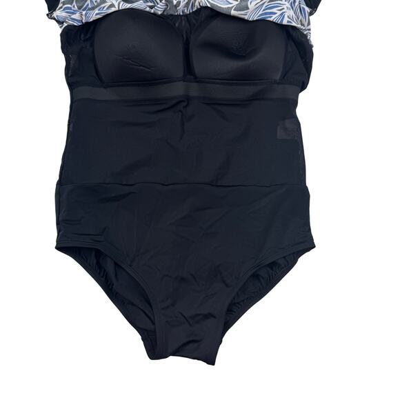 St. John's Bay Pool Beach Vacation Swim Dress With Tie Women's Size 18W - Picture 10 of 11